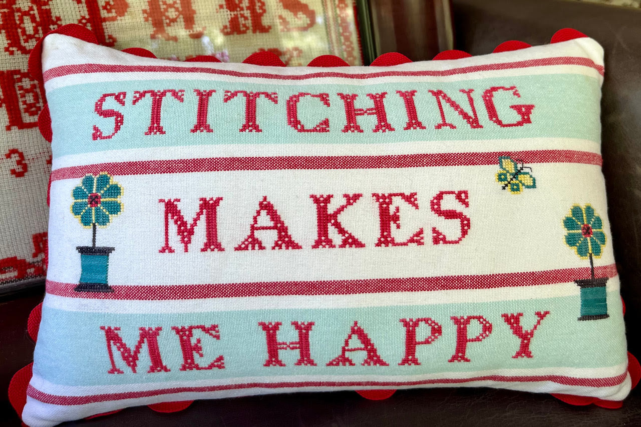 *PREORDER* Stitching Makes me Happy from Running with Needles and Thread for Needlework Marketplace