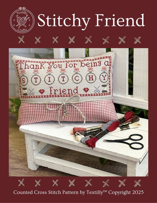 ✩Preorder✩ Stitchy Friend by Textilly Crafts