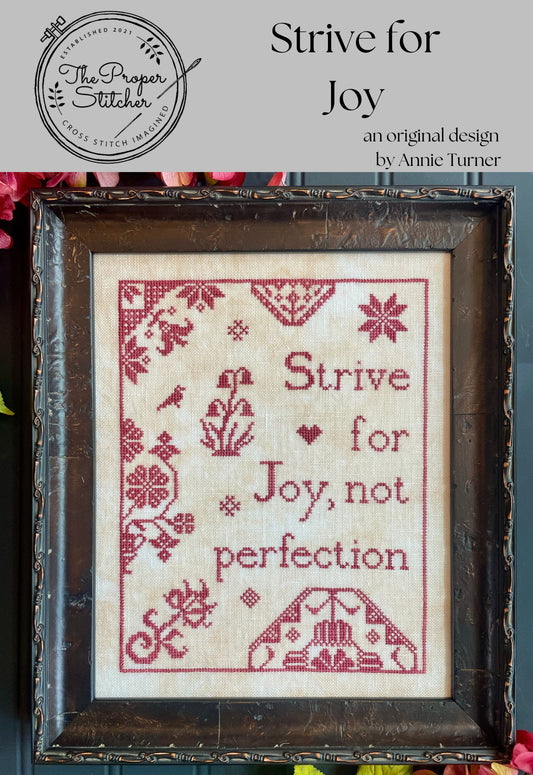 ✩Preorder✩ Strive for Joy by The Proper Stitcher