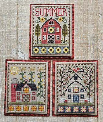 Summer Barn Trio by Waxing Moon Designs