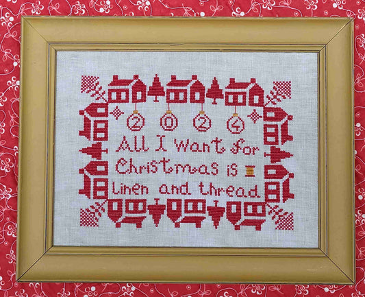 ✩Preorder✩ Christmas Schoolhouse by The Spanish Stitcher
