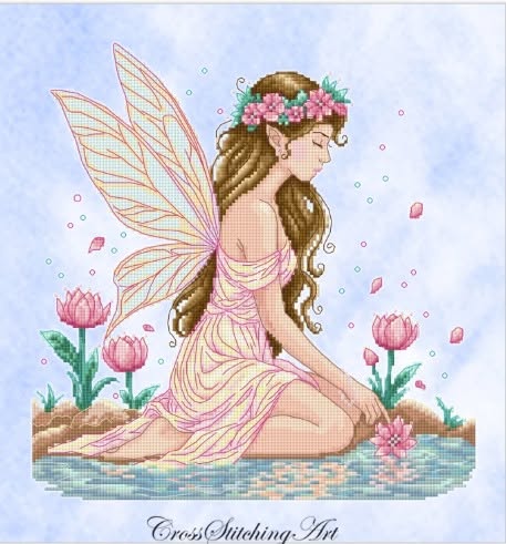 *Preorder* Talia, the Nymph of Everleaf by Cross Stitching Art