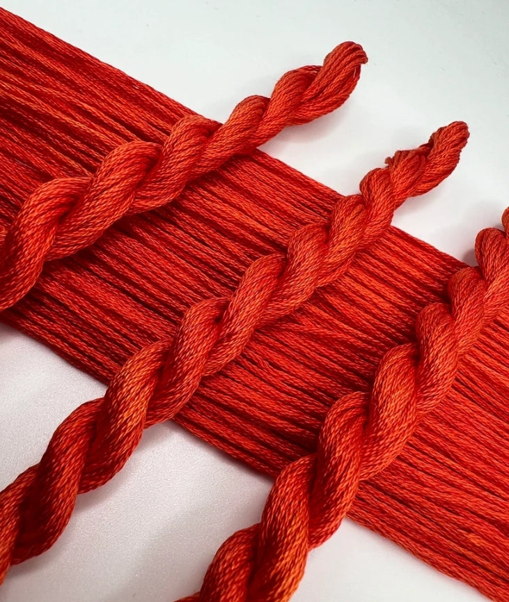 Tangerine | 6 Strand Embroidery Floss by Pirate + Robin