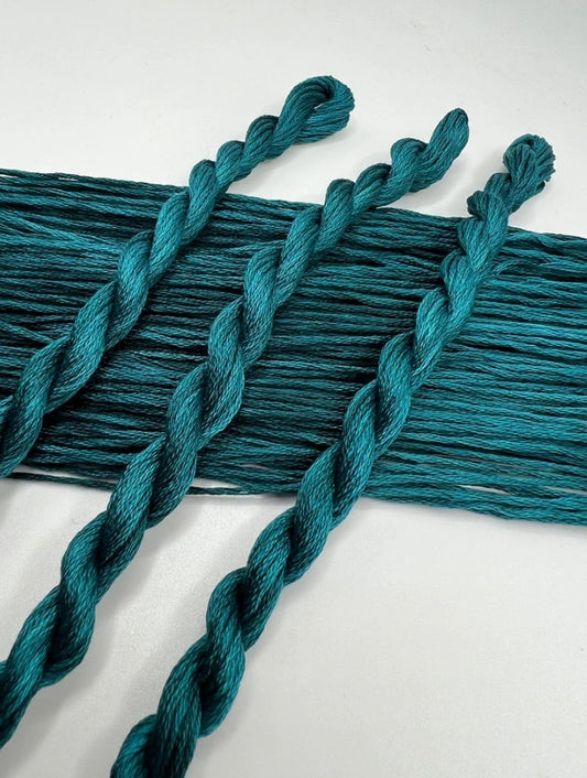 Teal | 6 Strand Embroidery Floss by Pirate + Robin