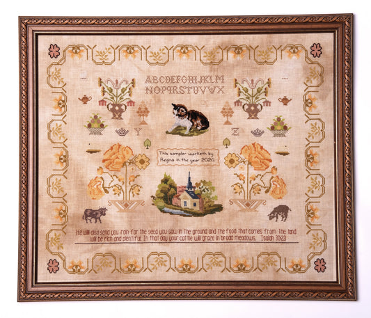 *PREORDER* The Blessing Sampler by Samplers and Primitives for Needlework Marketplace