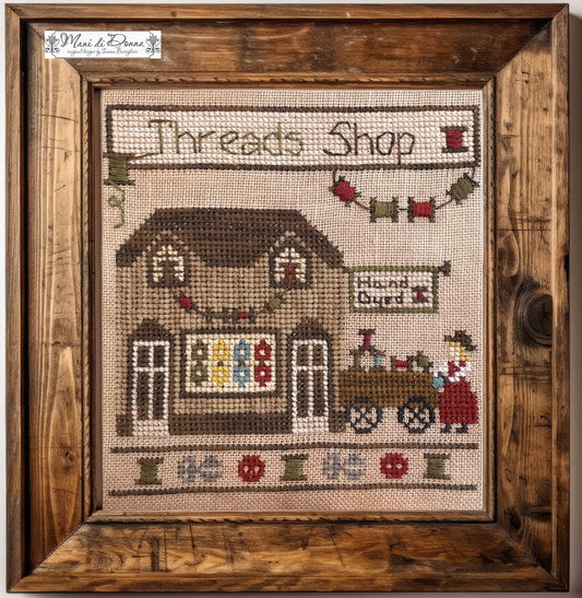 *PREORDER* The Stitchers Village: Threads Shop by Mani Di Donna for Needlework Marketplace