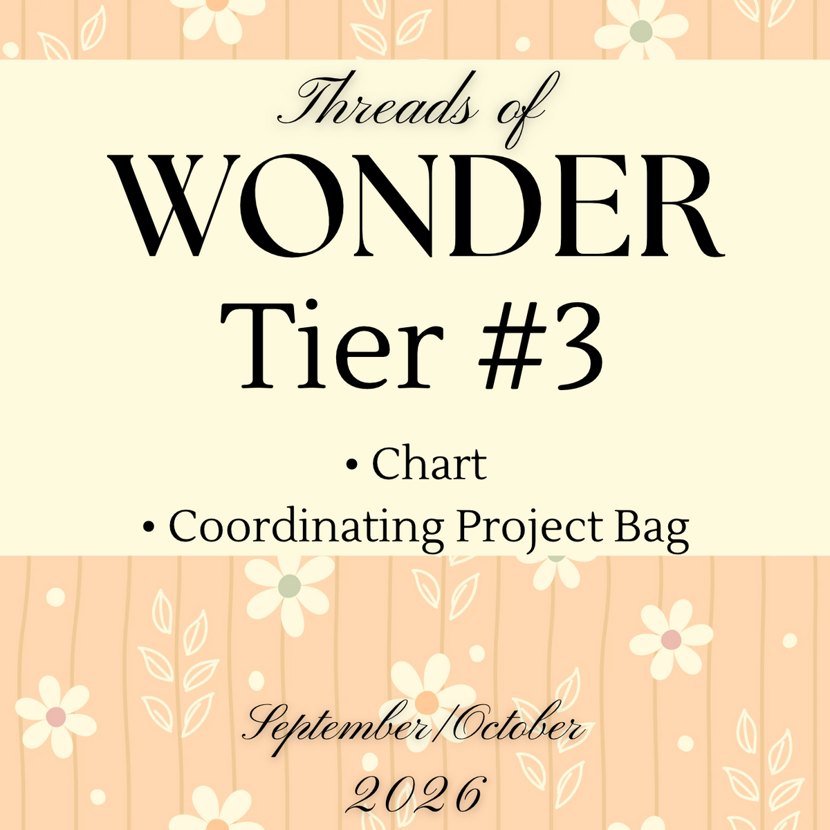 *Preorder* Threads of Wonder September/October: Tier #3