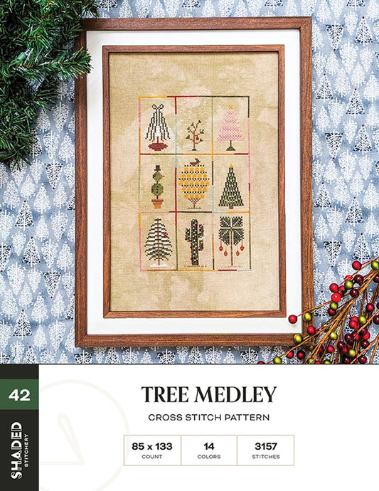 *PREORDER* Tree Medley by Shaded Stitchery for Needlework Marketplace