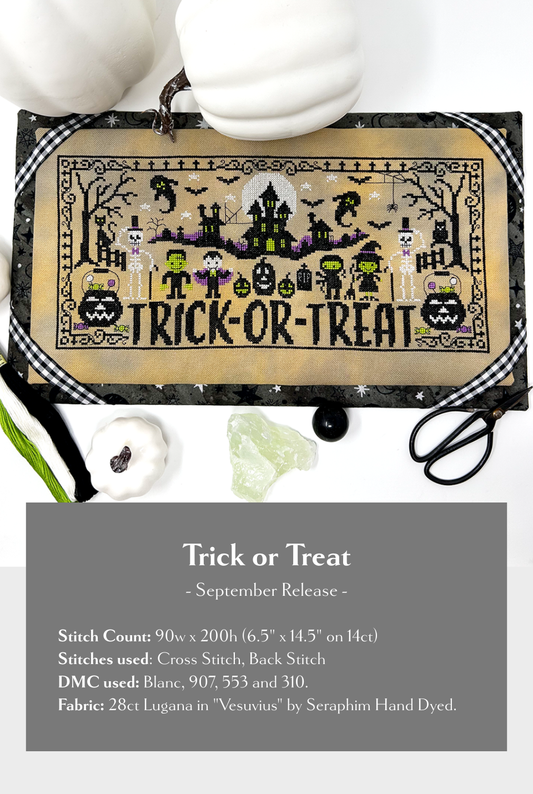 *PREORDER* Trick or Treat by Tiny Modernist for Needlework Marketplace