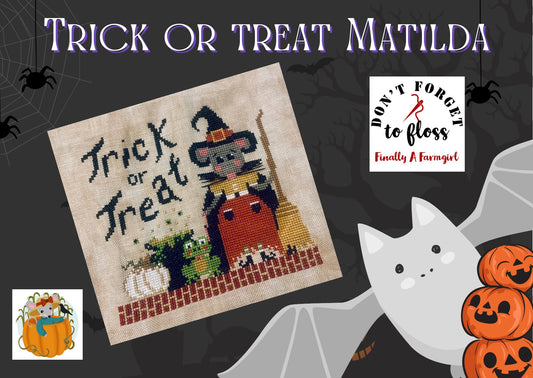 *PREORDER* Trick or Treat Matilda by Finally a Farmgirl for Needlework Marketplace