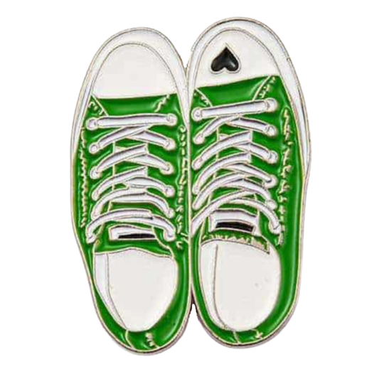 "Green Sneakers" Needle Minder by Between Bells