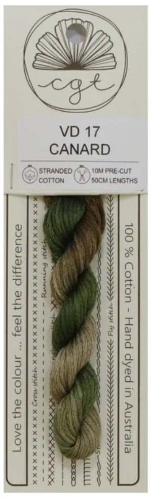 VD17 Canard | 6 Strand Embroidery Floss by Cottage Garden Threads