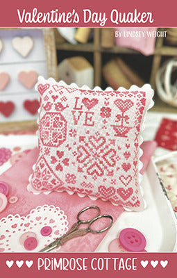 Valentine's Day Quaker by Primrose Cottage Stitches