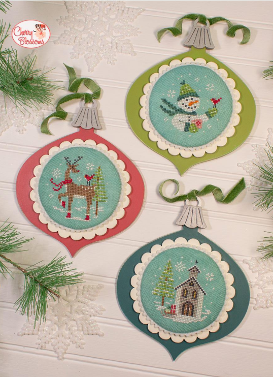 *PREORDER* Vintage Ornaments Set One by Cherry Blossoms for Needlework Marketplace