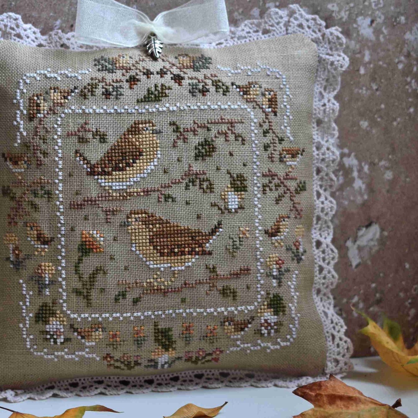 *Preorder* Wrens In The Fall by StitchyPrincess