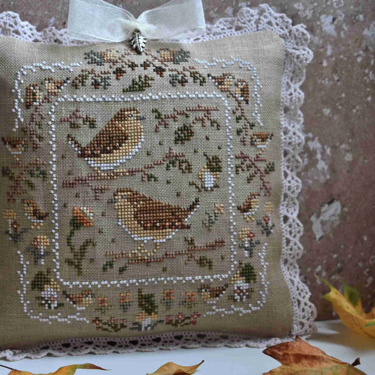 *Preorder* Wrens In The Fall by StitchyPrincess