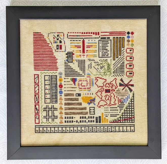 *Preorder* Data Portraits in Paris Deux by Shaded Stitchery