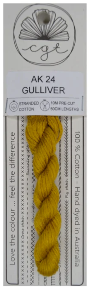AK24 Gulliver | 6 Strand Embroidery Floss by Cottage Garden Threads