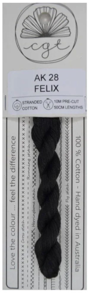 AK28N Felix | 6 Strand Embroidery Floss by Cottage Garden Threads