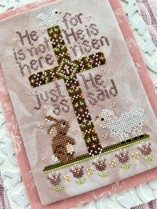 *PREORDER* As He Said by Sweet Wing Studio for Needlework Marketplace