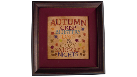 *PREORDER* Autumn Feels Like by Wildflower Stitching for Needlework Marketplace