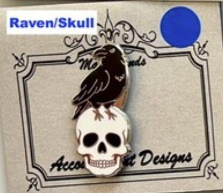 ✩Preorder✩ Raven/Skull Needle Minder by Accoutrement Designs