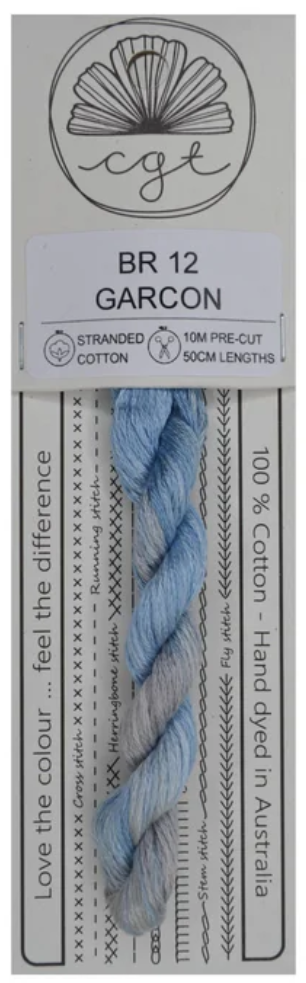 BR12 Garcon | 6 Strand Embroidery Floss by Cottage Garden Threads