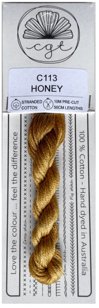C113 Honey (Cottagecore Collection) | 6 Strand Embroidery Floss by Cottage Garden Threads