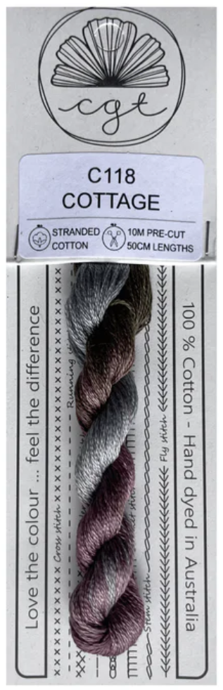 C118 Cottage (Cottagecore Collection) | 6 Strand Embroidery Floss by Cottage Garden Threads