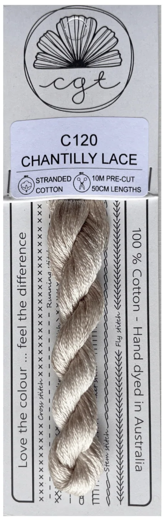 C120 Chantilly Lace (Cottagecore Collection) | 6 Strand Embroidery Floss by Cottage Garden Threads