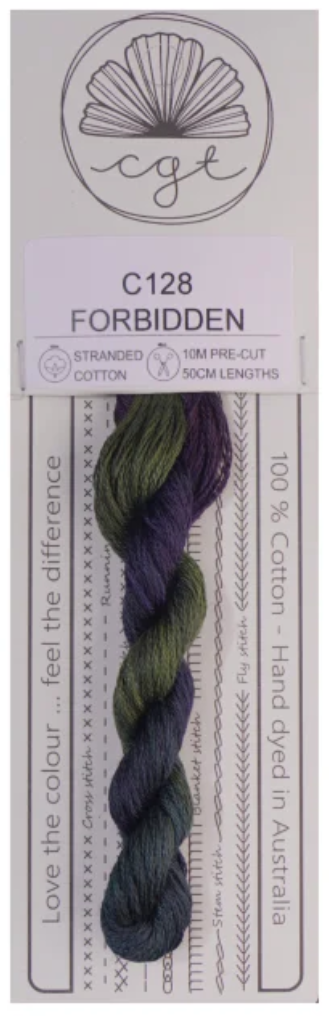 C128 Forbidden (Secret Garden Collection) | 6 Strand Embroidery Floss by Cottage Garden Threads