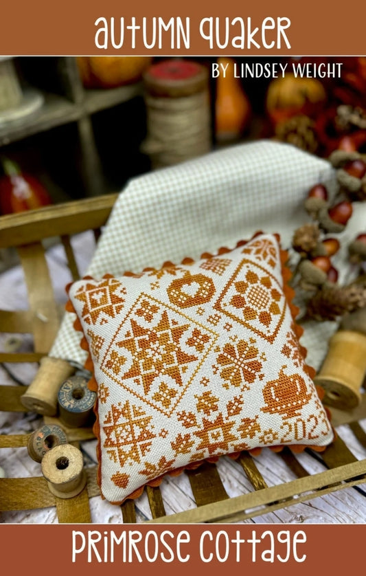 (Ready, Set, Stitch Kit) Autumn Quaker by Primrose Cottage Stitches