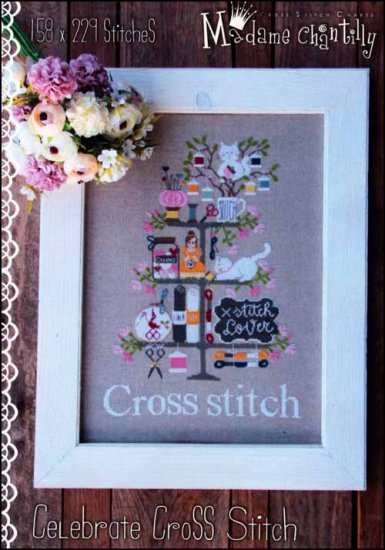 Celebrate Cross Stitch by Madame Chantilly