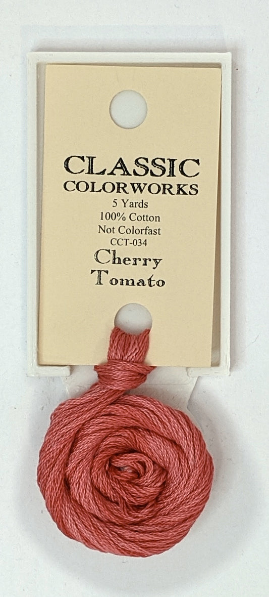 034 Cherry Tomato | 6 Strand Embroidery Floss by Classic Colorworks