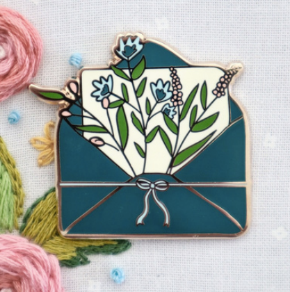 Garden Greetings Needle Minder by Flamingo Toes