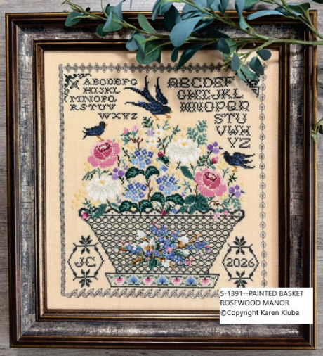 *Preorder* Painted Basket by Rosewood Manor