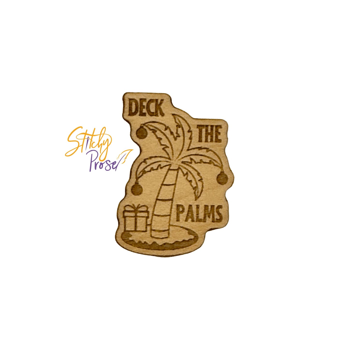 *PREORDER* Wooden Deck the Palms Needle Minder by Stitchy Prose for Needlework Marketplace (Copy)