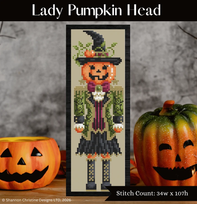 *Preorder* Lady Pumpkin Head by Shannon Christine