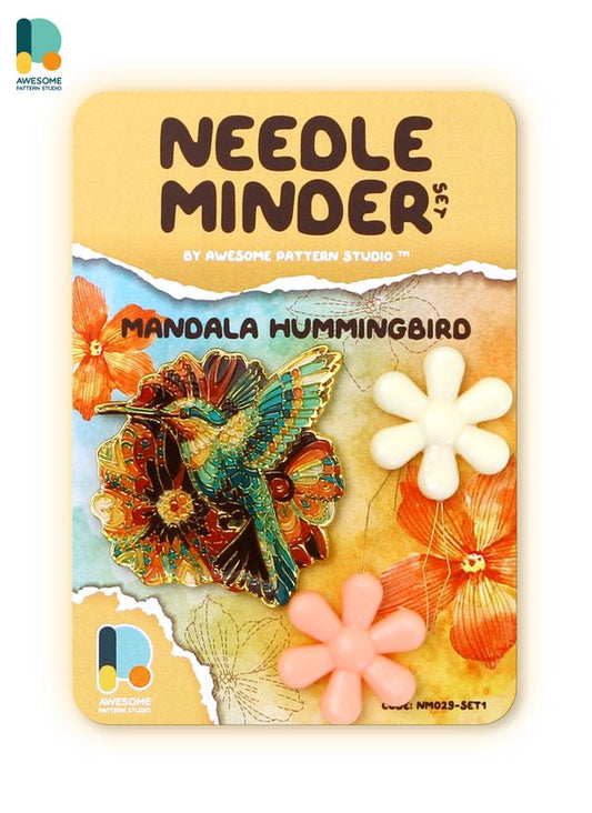 *Preorder* Mandala Hummingbird Needle Minder by Awesome Pattern Studio