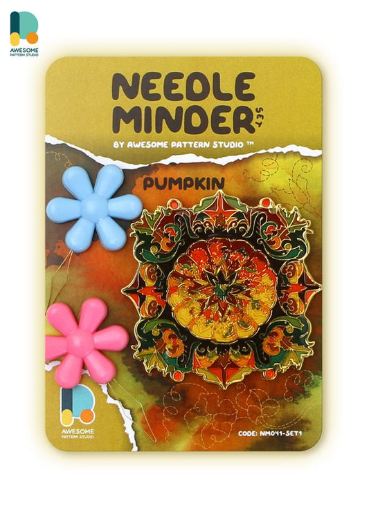 *Preorder* Mandala Pumpkin Needle Minder by Awesome Pattern Studio