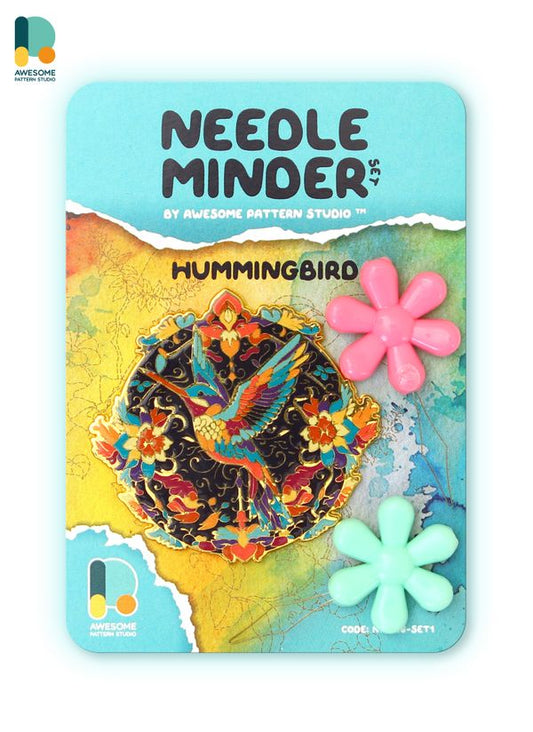 *Preorder* Hummingbird Needle Minder by Awesome Pattern Studio