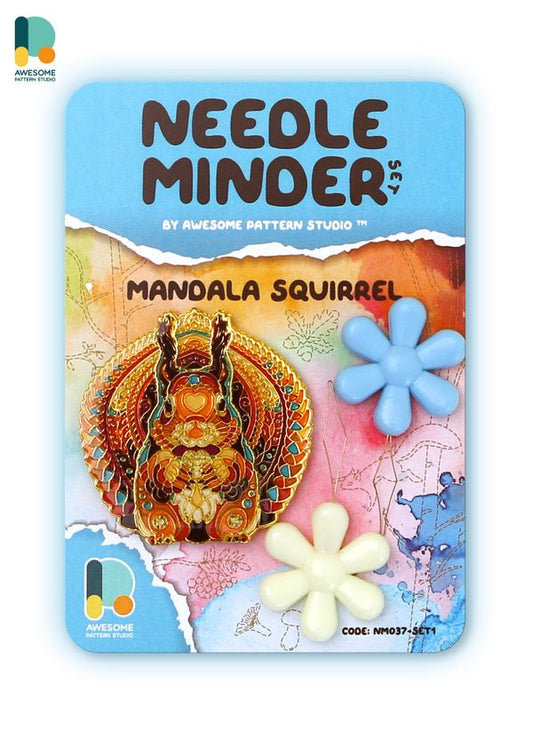 *Preorder* Mandala Squirrel National Park Needle Minder by Awesome Pattern Studio