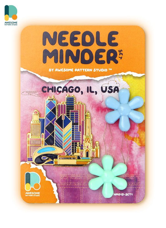 *Preorder* Chicago Needle Minder by Awesome Pattern Studio