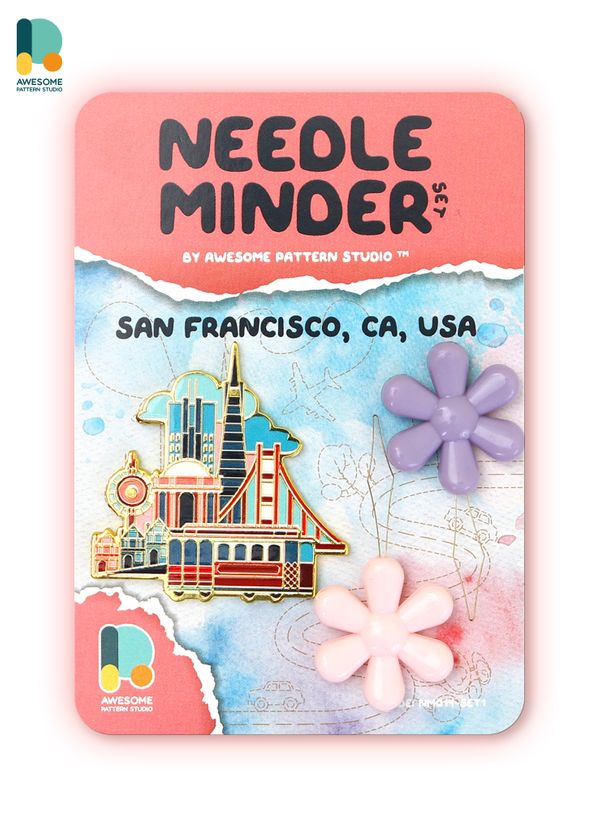 *Preorder* San Francisco Needle Minder by Awesome Pattern Studio