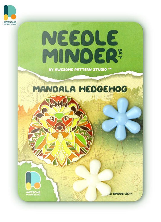 *Preorder* Mandala Hedgehog Needle Minder by Awesome Pattern Studio