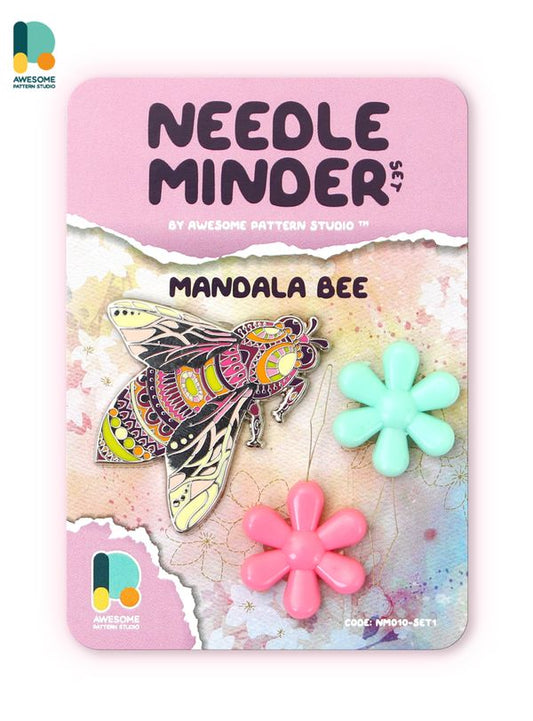 *Preorder* Mandala Bee Needle Minder by Awesome Pattern Studio