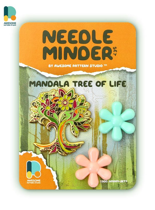 *Preorder* Mandala Tree of Life Needle Minder by Awesome Pattern Studio