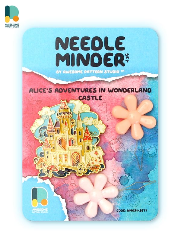 *Preorder* Alice's in Wonderland Castle Needle Minder by Awesome Pattern Studio
