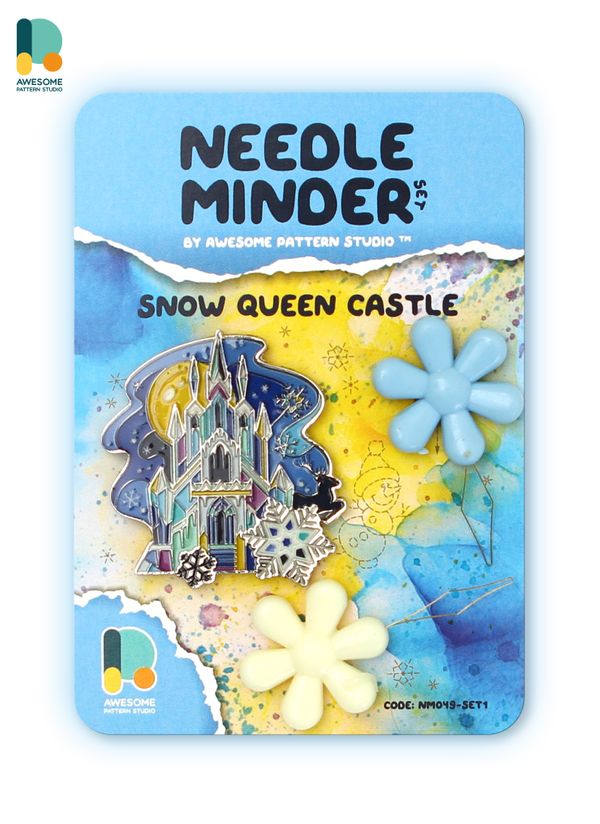 *Preorder* Snow Queen Castle Needle Minder by Awesome Pattern Studio