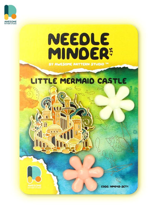 *Preorder* Little Mermaid Castle Needle Minder by Awesome Pattern Studio